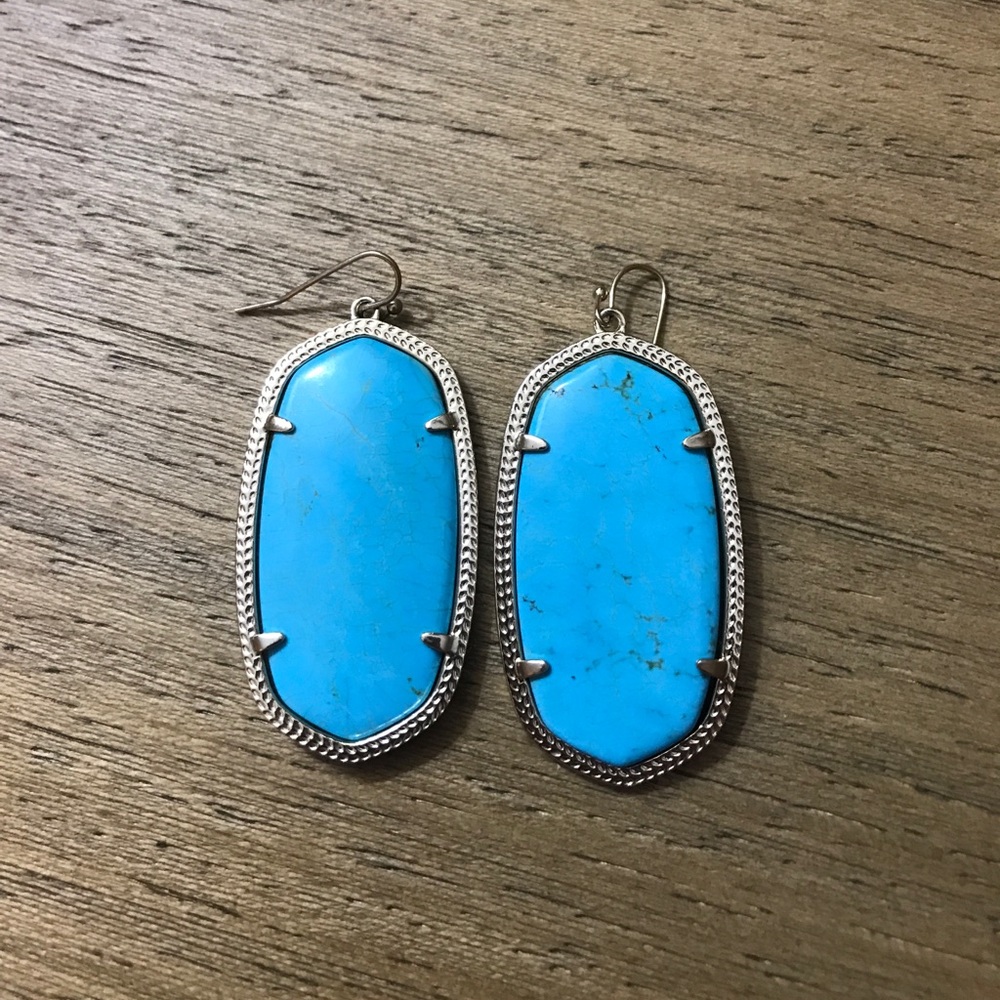 Danielle Kendra Scott turquoise earrings